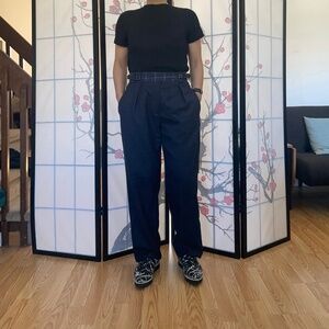 Rag & Bone Dark Grey Wool Gurkha Pants With Pockets and Side Zippers